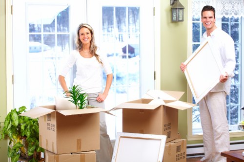 Man and Van service assisting with furniture moving